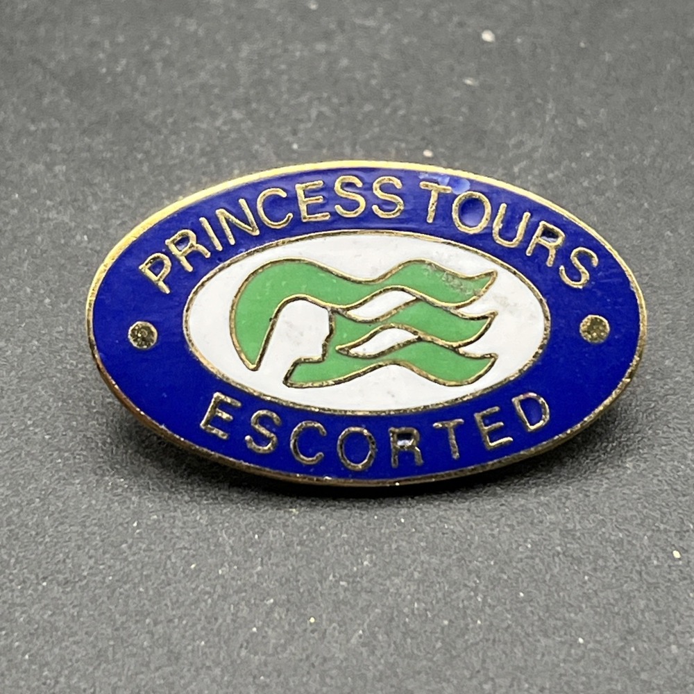 Princess Tours Escorted Cruise Ship Lapel Hat Pin